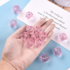 Прозрачные акриловые бусины PL305Y-4