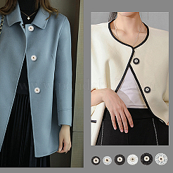 24 комплект из 6 кнопок из цинкового сплава BUTT-NB0001-49