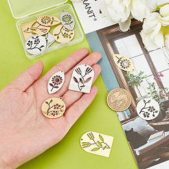 12 шт. 6 подвески из нержавеющей стали 201&nbsp;STAS-DC0006-24