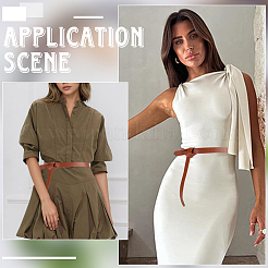 1 шт. ремни с узлом из искусственной кожи&nbsp;AJEW-CL0001-42B