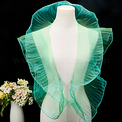 10 ярд прозрачного полиэстерового кружева с плиссировкой OCOR-GF0004-74D