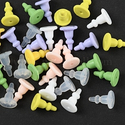 70 шт. 7 цвета силиконовые гайки для ушей SIL-YW0001-03