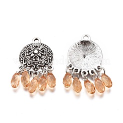 Стеклянные подвески PALLOY-F276-01AS-RS