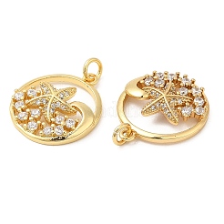 Латунные микро проложить кубического циркония подвески&nbsp;X-KK-P236-12G