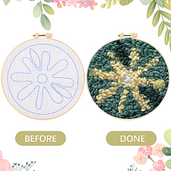 Наборы игл для дырокола из хлопка и пластика DIY-WH20048-075