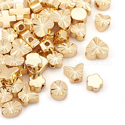 42шт 7 стиля латунные бусины&nbsp;KK-TA0001-95