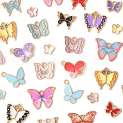 80шт 8 стиля подвески из сплава с эмалью&nbsp;ENAM-FS0003-62