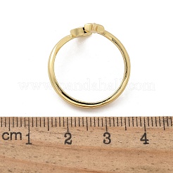 Кольца-манжеты из латуни для женщин RJEW-C126-14G