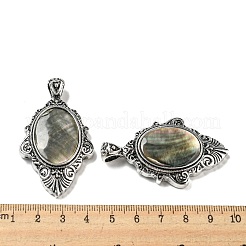 Натуральные черные губные оболочки большие подвески&nbsp;FIND-Z032-02A