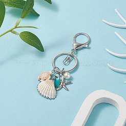 Брелки с подвесками из ракушек KEYC-TA00008