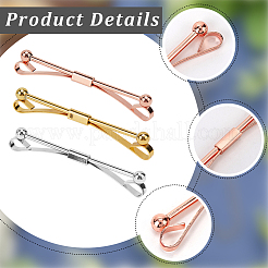 6 шт. 6 стиля латунных зажимов для галстука для мужчин&nbsp;FIND-GF0006-84