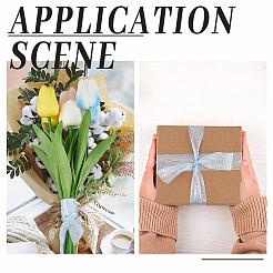 20 ярд переливающейся полиэстеровой гофрированной ленты для шитья&nbsp;OCOR-WH20007-14A