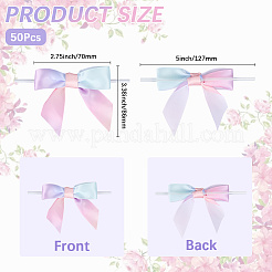 Бантом из полиэстера&nbsp;DIY-WH20009-80