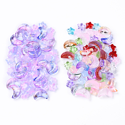 70 шт. Прозрачные стеклянные бусины&nbsp;GLAA-YW0004-08