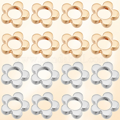 200шт 2 цвета ccb пластиковая рамка для бусин CCB-SC0001-24