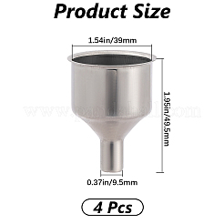 Воронка из нержавеющей стали марки 304 STAS-WH20007-04P