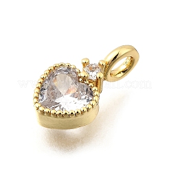 Латунь прокладывает кубические циркониевые прелести&nbsp;KK-Q097-03D-G