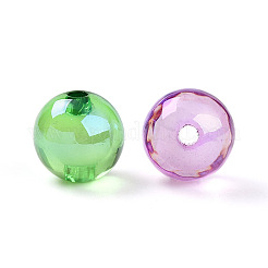 Непрозрачные акриловые бусины с УФ-покрытием OACR-I015-26