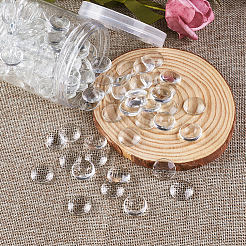 Прозрачные стеклянные кабошоны GGLA-CD0001-01