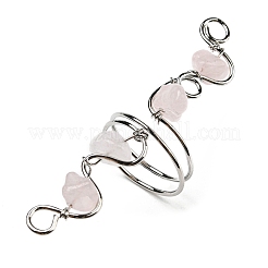 Кольцо на палец с кусочками натуральных смешанных драгоценных камней G-Q1002-09