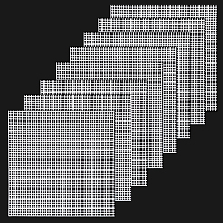 Пластиковые листы холста сетки AJEW-WH0413-62A