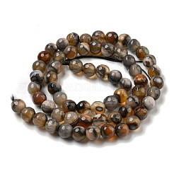 Природный агат бисер нитей G-M437-B01-02