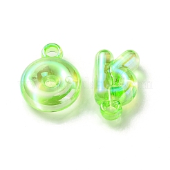 УФ-покрытие радужных переливающихся акриловых подвесок OACR-K003-007B