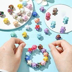 50 шт. пластиковые бусины с УФ-покрытием&nbsp;SACR-CJ0001-69