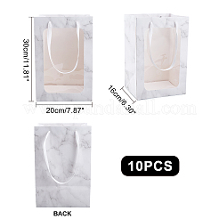 Букет цветов бумажные подарочные пакеты ABAG-WH0005-46C-05