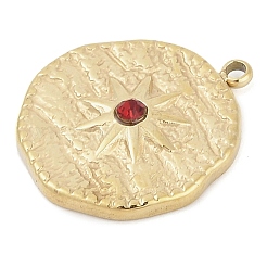 Подвески из нержавеющей стали 304 со стразами STAS-L022-479G-02