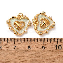 Подвески из нержавеющей стали 304 с эмалью&nbsp;STAS-U061-21G-01