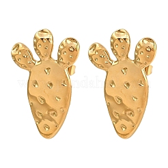 Серьги-гвоздики в форме моркови из нержавеющей стали 304&nbsp;EJEW-I320-13G