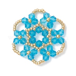 7шт подвески из стеклянного бисера&nbsp;PALLOY-MZ01245