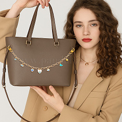 3 шт. алюминиевые цепочки-скрепки для сумок-удлинителей HJEW-NB00277