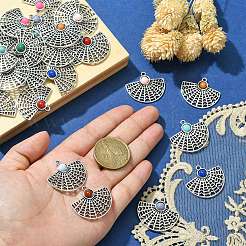 30шт подвески из смолы с имитацией бирюзы&nbsp;RESI-CJ0003-68