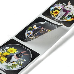 8 стиль самоклеящихся бумажных наклеек с героями мультфильмов&nbsp;LS-DIY-R083-02C