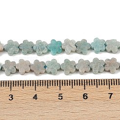 Природных амазонит бисер нитей G-B138-C10-01