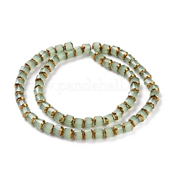 Бусы из гальванического стекла&nbsp;GLAA-P003-C03