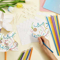 Бумага и пвх пустые самодельные вертушки поделки для детей искусство и ремесло&nbsp;FIND-CP0003-26A