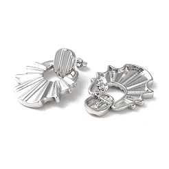 Серьги-гвоздики с подвеской из латуни&nbsp;EJEW-M230-08P