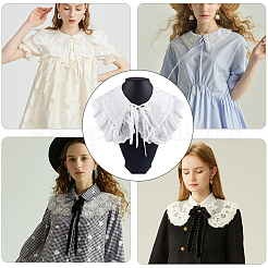 1 шт. съемные женские накладные воротники из полиэстера AJEW-GF0007-69