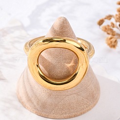 Открытое манжетное кольцо из нержавеющей стали 304&nbsp;RJEW-Z082-01E-G