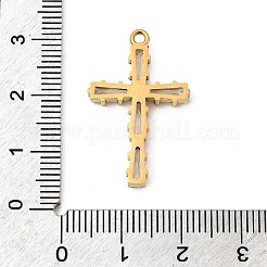 Подвески из нержавеющей стали 304 с микропаве из кубического циркония&nbsp;STAS-P431-40C-G