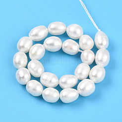 Нити из натурального культивированного пресноводного жемчуга PEAR-N012-07W