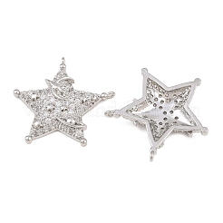 Латунные микро проложить кубического циркония подвески&nbsp;KK-I475-02P