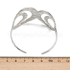 Браслеты-манжеты из нержавеющей стали 304 для женщин BJEW-G757-06GP