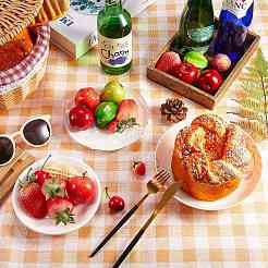 Переносной коврик для пикника из нетканого материала в клетку тартан JX572A-01