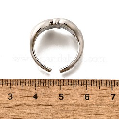 Латунные манжеты для женщин RJEW-G347-07P