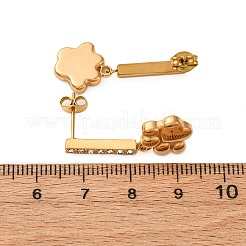 Серьги-гвоздики из нержавеющей стали 304&nbsp;EJEW-C148-02G