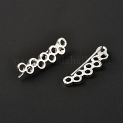 Сплав болтающиеся серьги EJEW-F270-06S